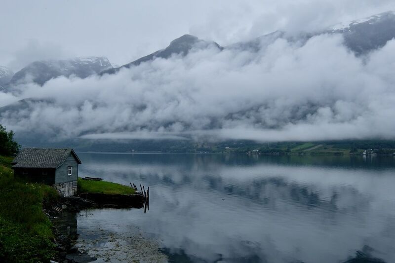 Landscapes, Norway, Fjords, Fog, Mood, Mountain, Норвегия,  Туманное утро во фьордеphoto preview