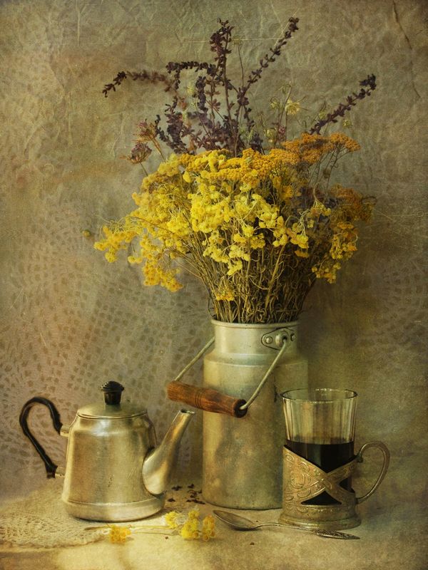 натюрморт, букет, чай  Летний чайphoto preview