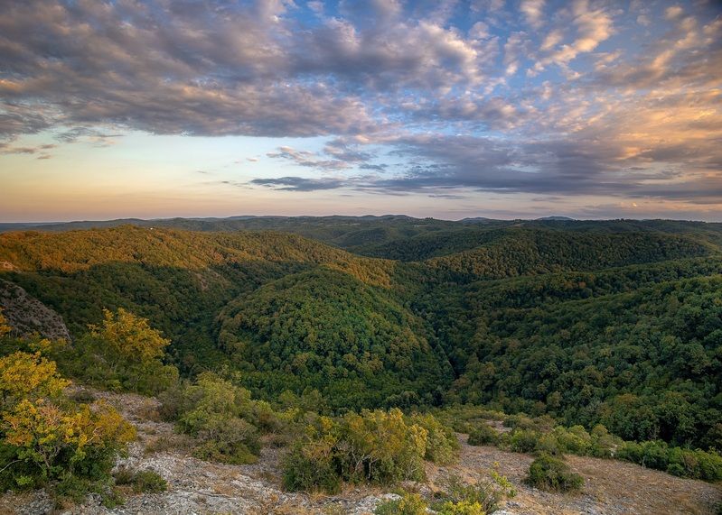 Breathtaking view - the meanders of the Veleka River in Strandzha Mountain фото превью