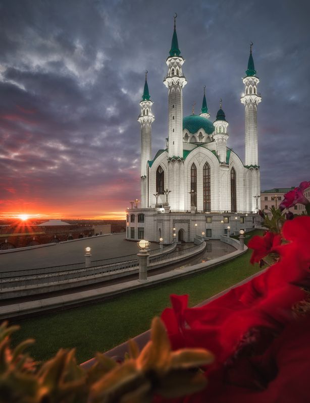 казань, закат, казанский кремль, кул-шариф Мечеть Кул-Шарифphoto preview