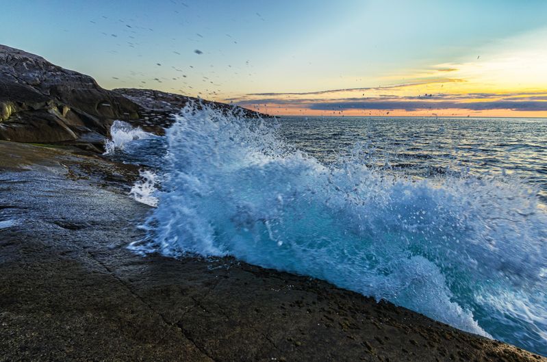 кольский баренцево закат ***photo preview