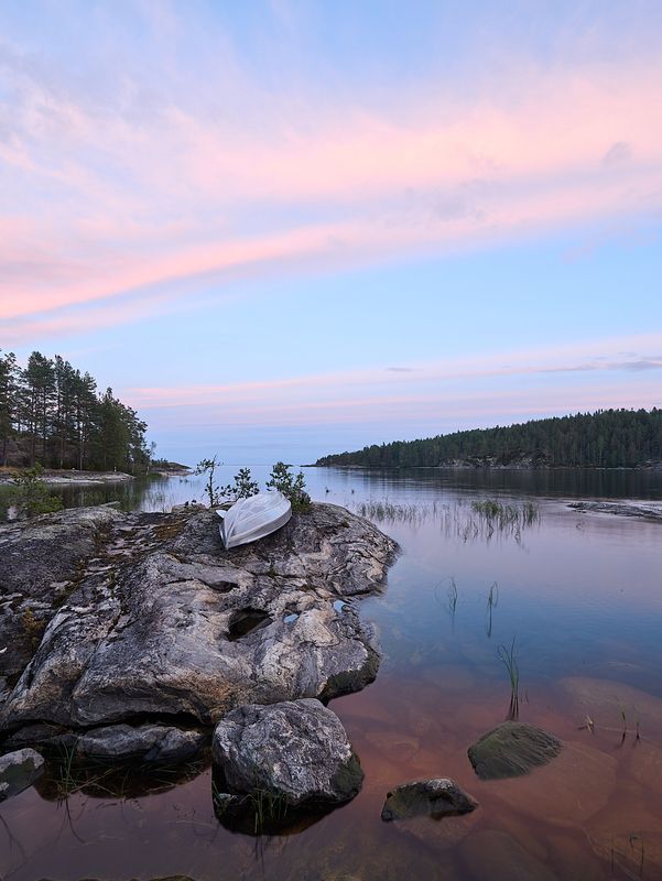 ладога, закат Тихий вечерphoto preview