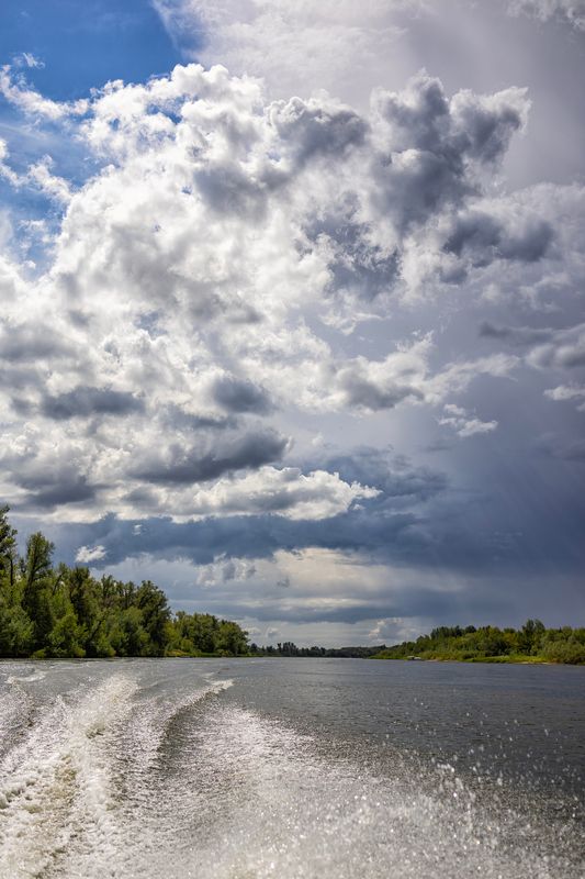 вольск, волга, облака Приближение грозы..photo preview
