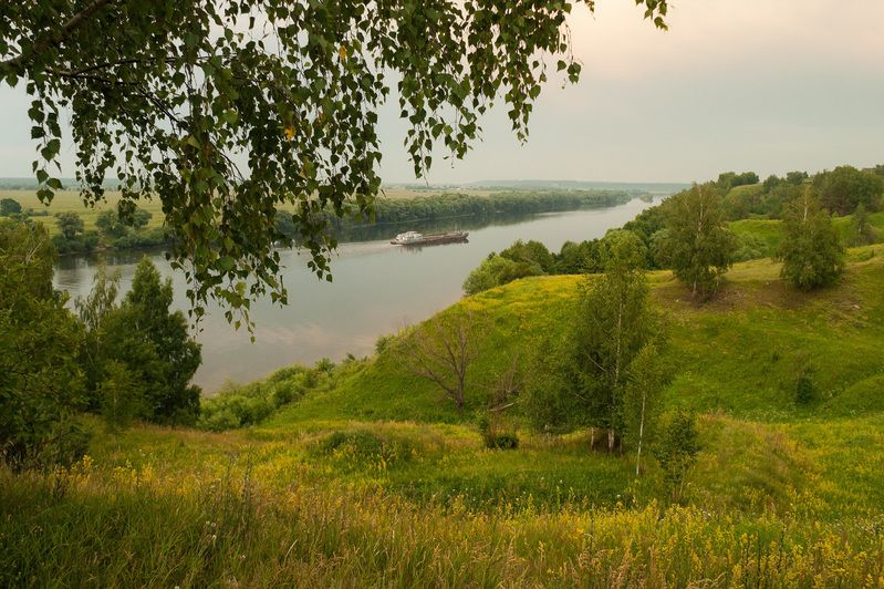 река, лето, вечер Тихий летний вечерphoto preview