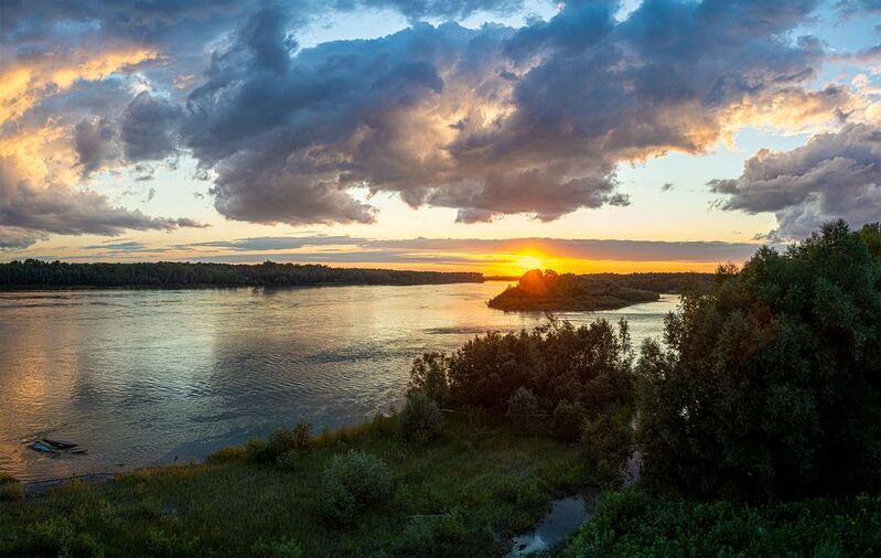 катунь, перед, слиянием, с, бией Катунь перед слиянием с Бией.photo preview