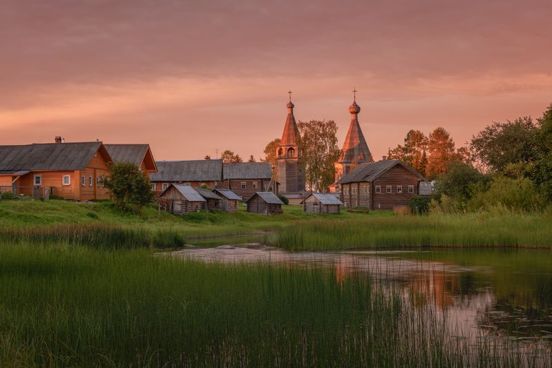 Вечер в розовом... фото превью