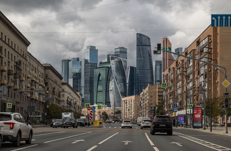 На Кутузовском, из окна автомобиля.photo preview