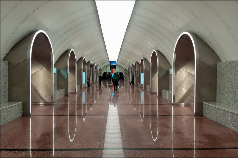 метро, москва, архитектура, транспорт, город, подземка станция метро Рижская. Москва фото превью