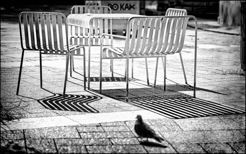 чб фото, тени, городские картинки photo preview