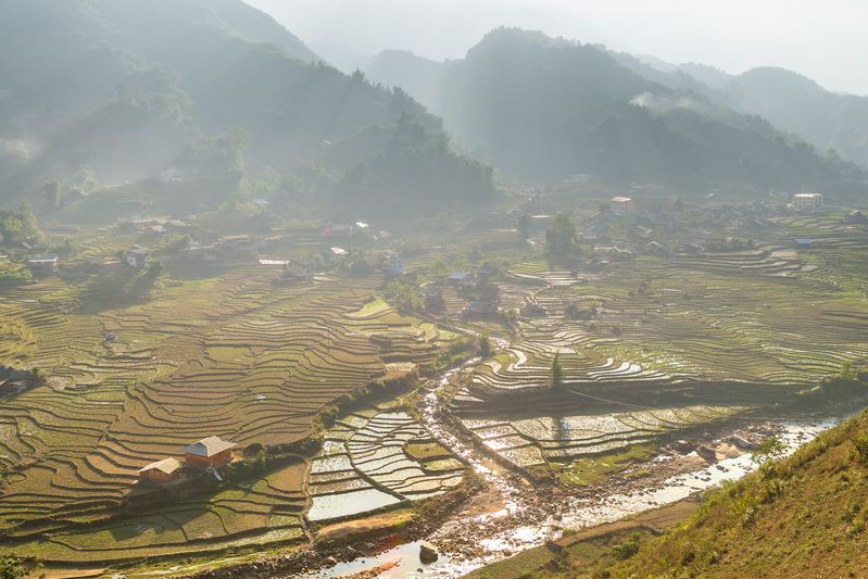вьетнам, са па, рисовые террасы Са Паphoto preview