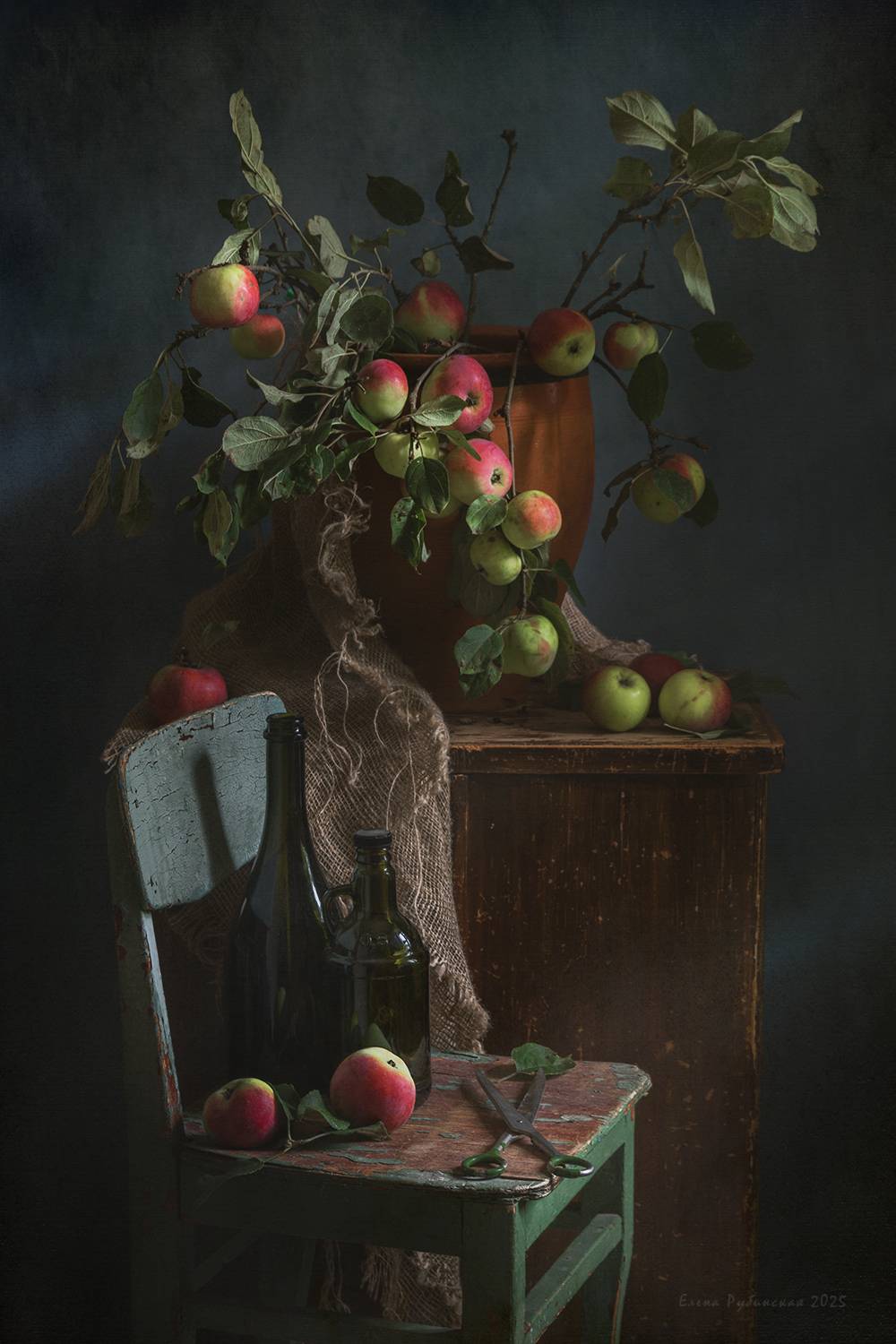 Яблоки. Автор: Елена Рубинская яблоки, кострома, натюрморт, Елена Рубинская