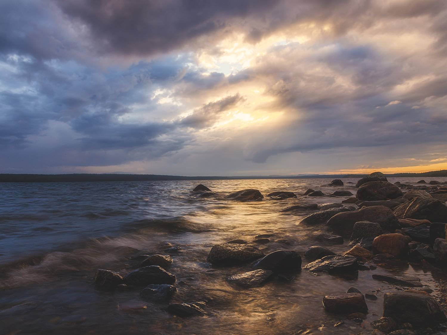 Осенняя Имандра.. Автор: Тихонов Сергей , Тихонов Сергей
