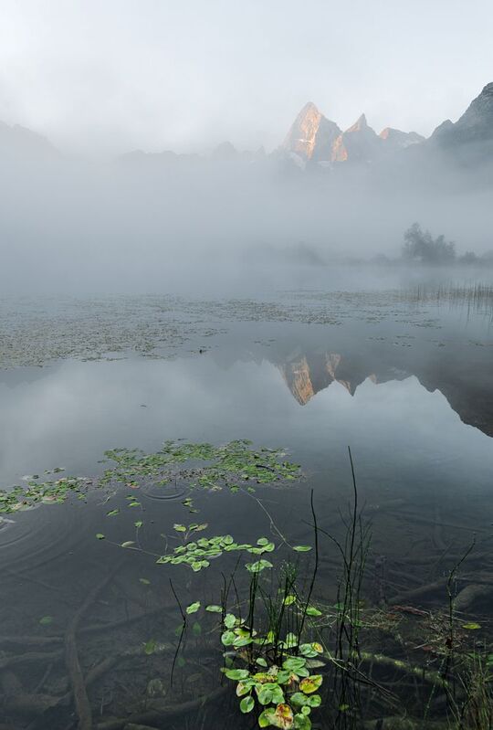 Туманы на озере Туманлы-Кель 1photo preview