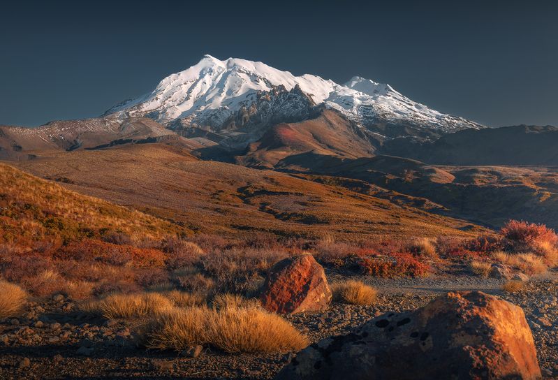 Landscapes, photography, outdoors, travel, new zealand, tongariro, national park, vulcano, mountains, snow Walking among Giantsphoto preview