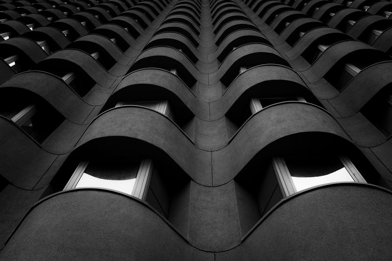 ЗилАрт чб архитектура Москва Street wave фото превью