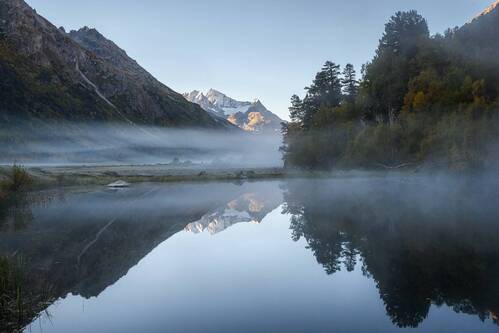 Туманное озеро