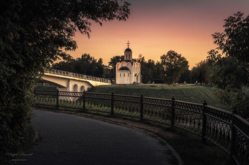городской пейзаж, архитектура, соборы, церкви, Церковь Михаила Тверского, Тверь Церковь Михаила Тверского в городе Тверь.photo preview
