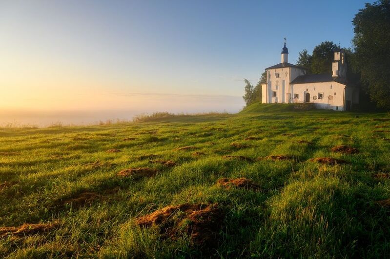 псков, пейзаж, Труворово городищеphoto preview