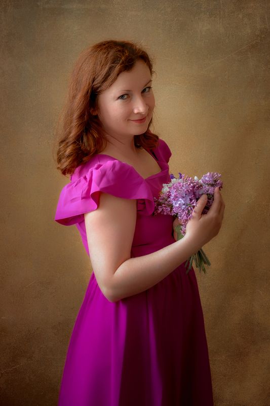 Девушка с сиренью,красивая девушка  с сиренью, Девушка с сиренью.photo preview