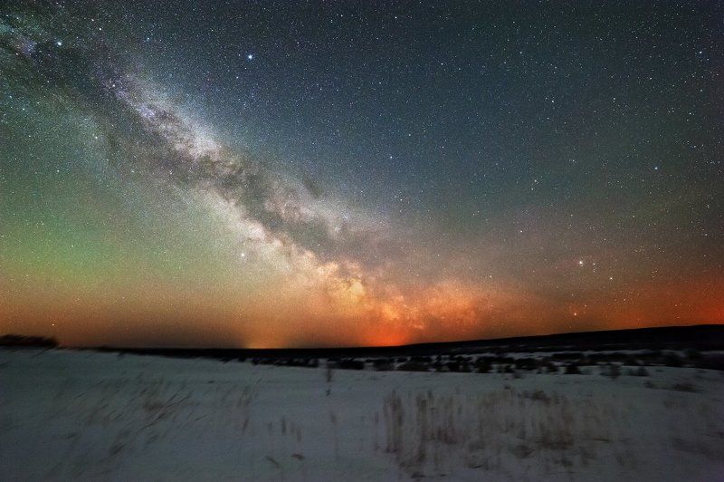 2015, альтаир, антарес, вега, денеб, космос, млечный путь, сатурн, скорпион Млечный путь в Костромеphoto preview