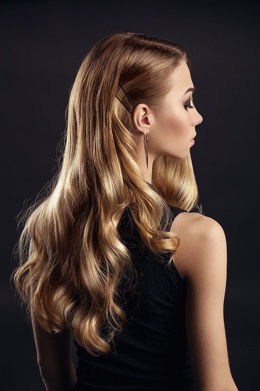 девушка, волосы Блескphoto preview