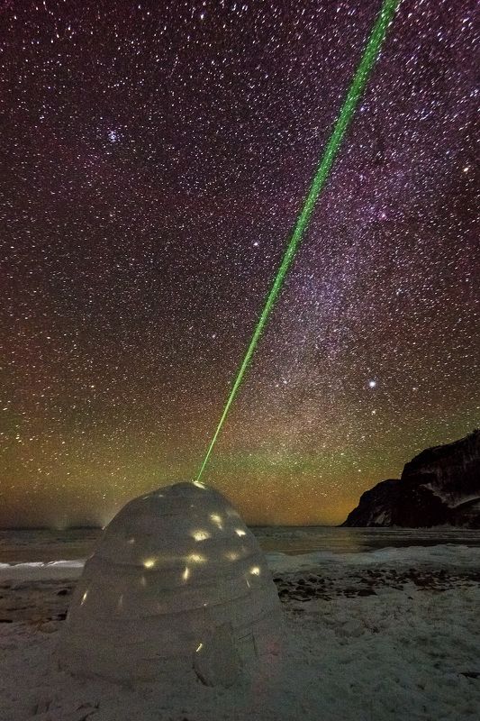Байкал, Ольхон, зима, ночь, небо, звёзды Ночь на Байкалеphoto preview