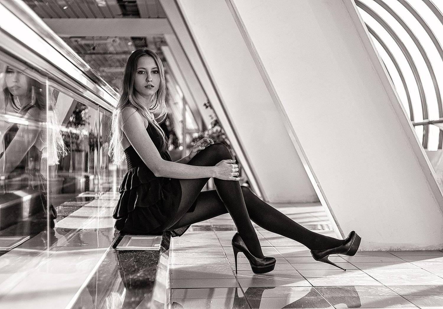 девушка, портрет, Плотников Андрей