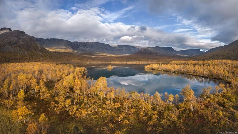 кольский полуостров, хибины, арктика, вудъявр, мурманская область, лесотундра, золотая осень \