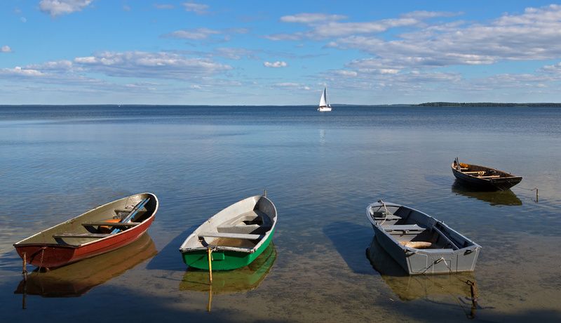 озеро, нарочь,  лето, лодка, яхта Мечты... фото превью
