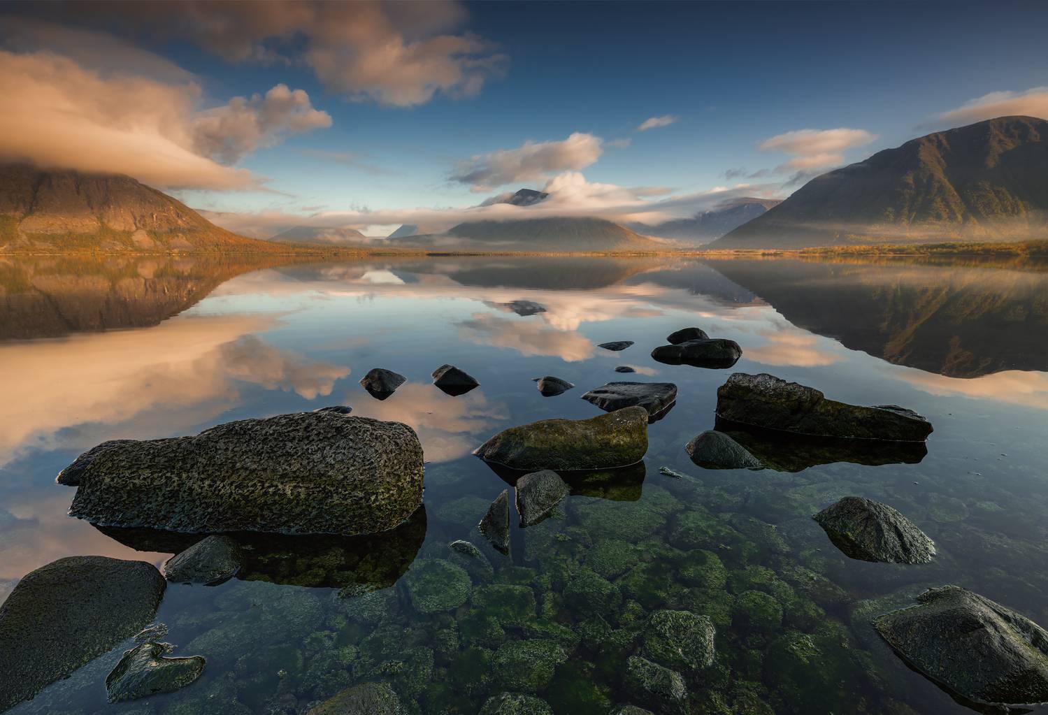 Автор: Истомин Виталий пейзаж,осень,кольский, север, отражение,хибины, Истомин Виталий