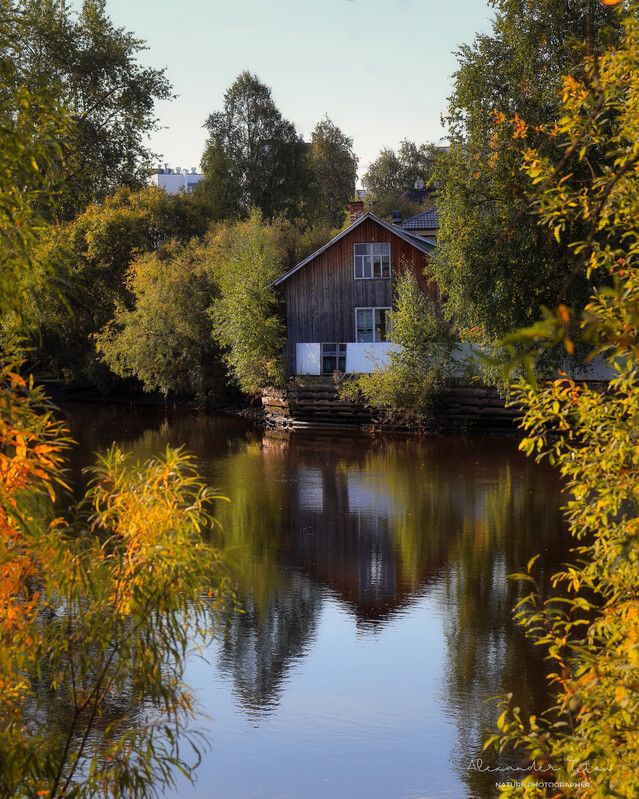 архангельск, осень, пейзаж, соломбала Уютные картины Соломбалы фото превью