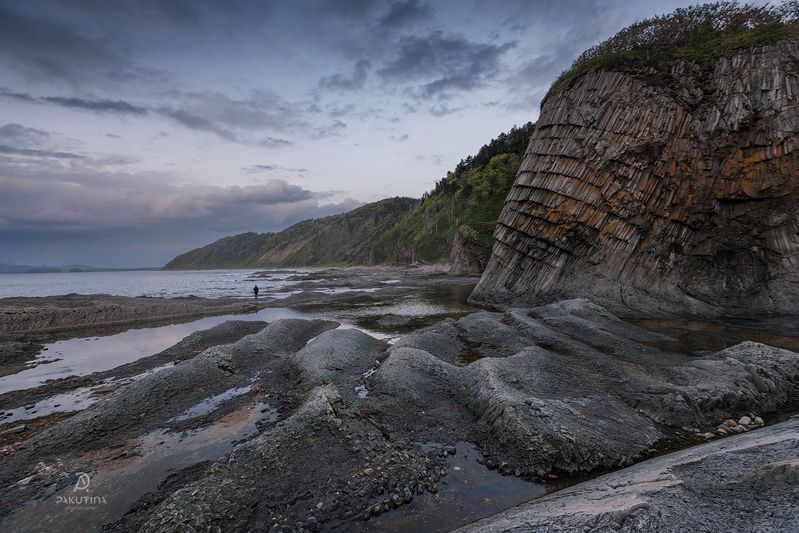 Мыс Столбчатый, о.Кунашир, Курилы.photo preview