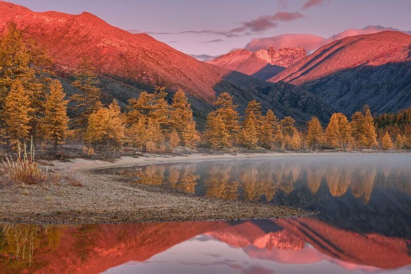 Утро в красной вуали....photo preview