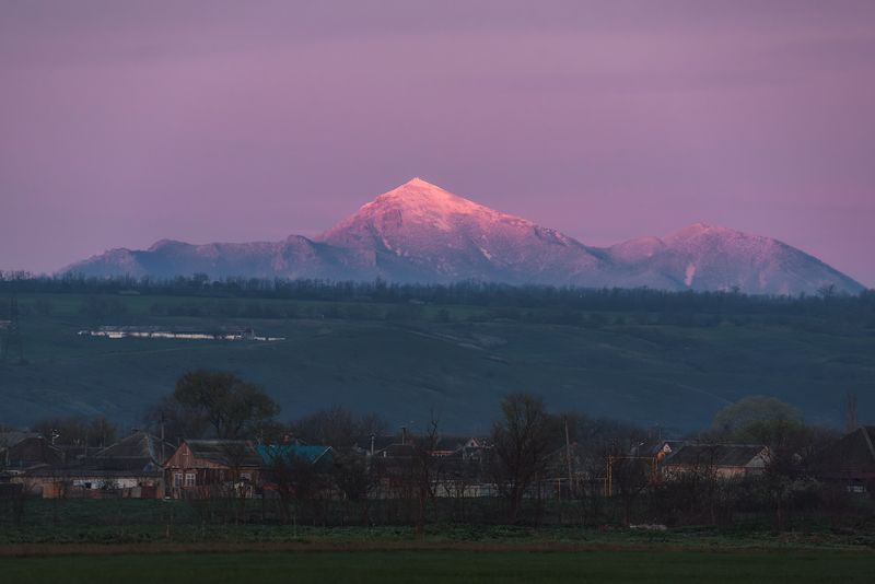 кавказ, горы, кмв, кавказские минеральные воды, гора, бештау, рассвет Подгорнаяphoto preview