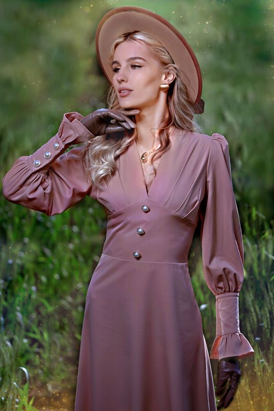 Девушка в шляпке, лето, солнце, блики, трава Блики  фото превью