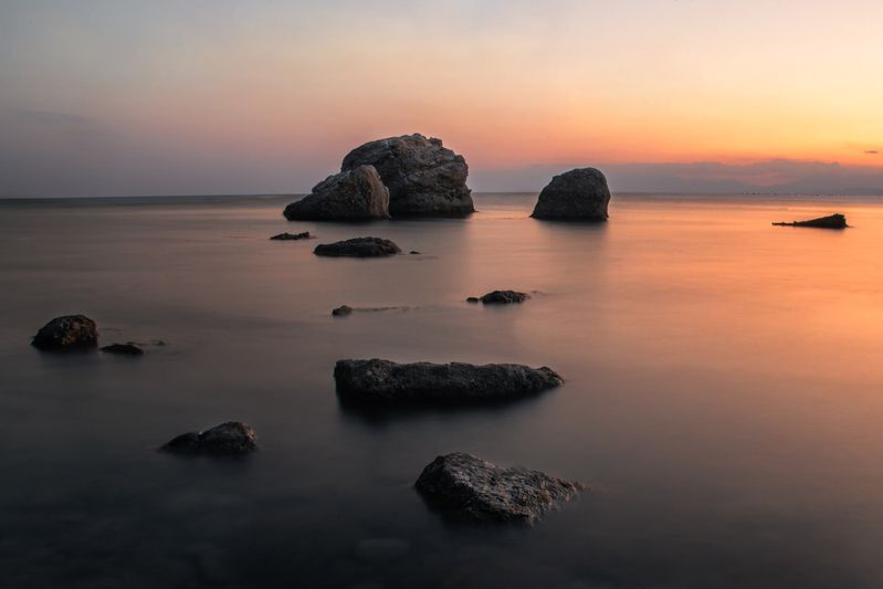 Море, Закат, Природа, Пейзаж После закатаphoto preview