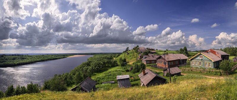 архангельская область, кулогора, кулогоры, пинега Речка смеётсяphoto preview
