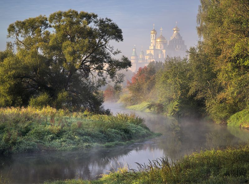 новый иерусалим, река истра, сентябрь, осень Сентябрьское утроphoto preview