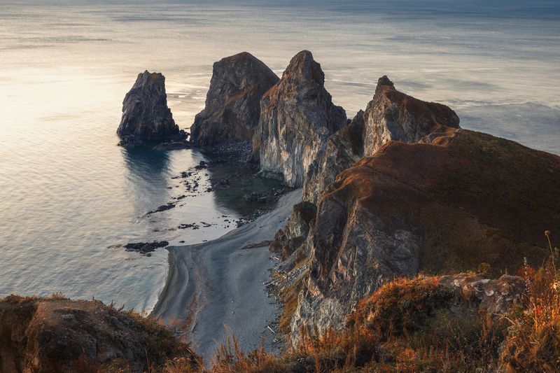 приморье, приморский край, мыс четырёх скал Мыс четырёх скал. Приморье.photo preview