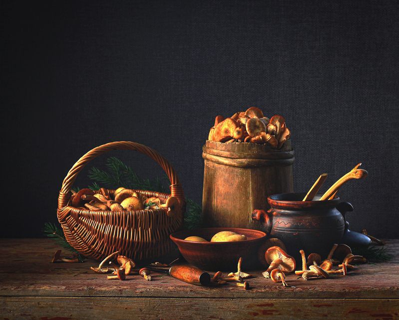 натюрморт, фотонатюрморт, still life, stillifefoto, лето, осень, ретронатюрморт, грибы,наталья_казанцева А что у вас на ужин?photo preview