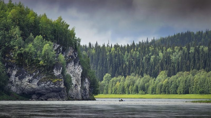 кожим, река, югыд ва, коми, приполярный урал Воды Кожимаphoto preview