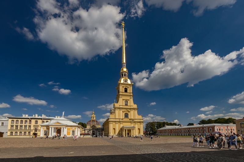 город архитектура площадь собор Петропавловский соборphoto preview