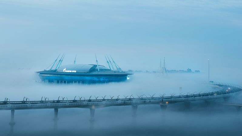 санкт-петербург, питер, туман, крестовский остров, альбион, мгла, Питер в сентябреphoto preview