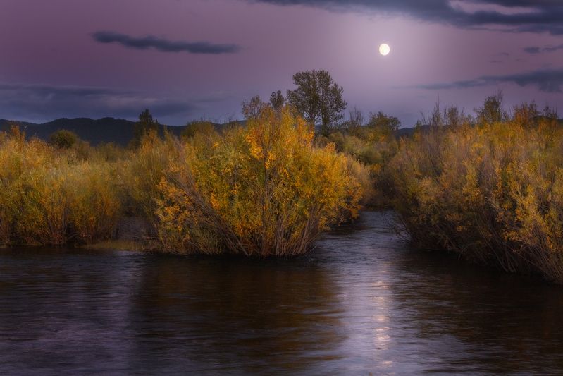 Лунно-веченее. р. Акша. фото превью