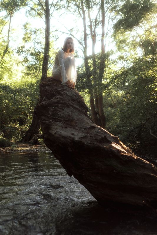 портрет, девушка, лето, лес, вода Иннаphoto preview