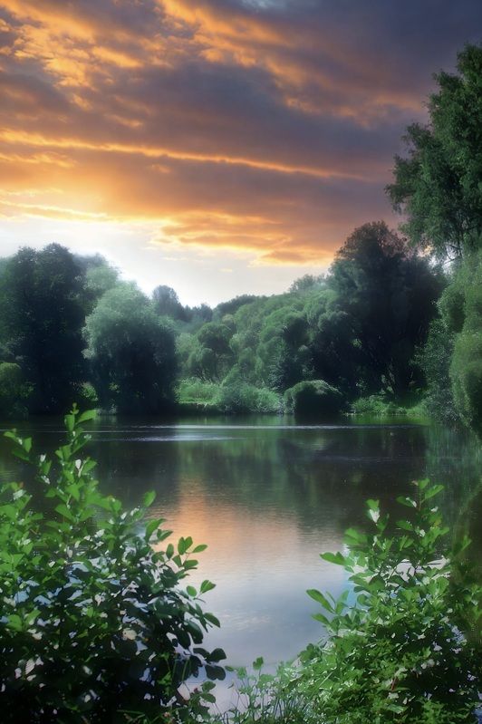 пейзаж, landscape, nature, природа, лето, summer, закат, sunset ***photo preview