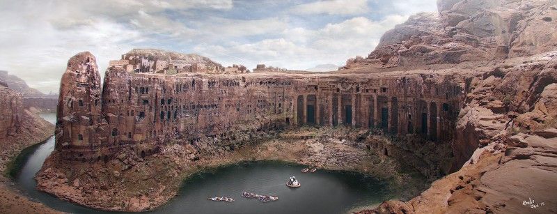 photobash, digital manipulation, fantasy The Treasuryphoto preview