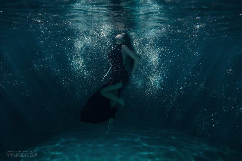 под водой, девушка, вода, море, океан, ***photo preview