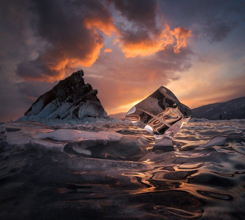 baikal, island, siberia, байкал, остров, сибирь, лед, ice Хрустальный Байкал фото превью