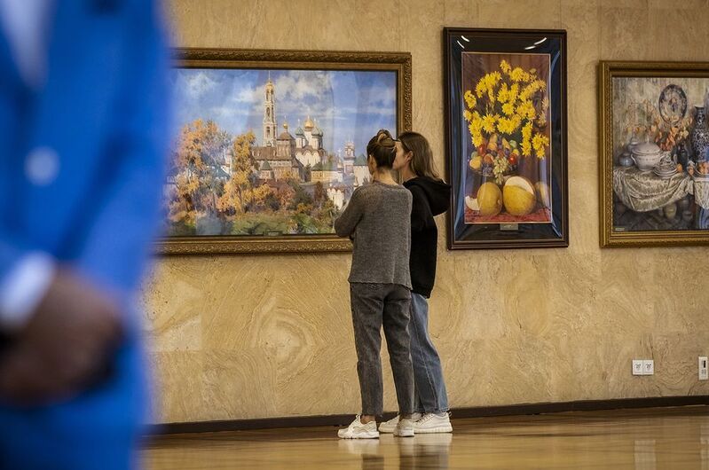 торжественное открытие выставки, посвященной творчеству сергея андрияки, в государственном кремлевском дворце Торжественное открытие выставки, посвященной творчеству Сергея Андрияки, в Государственном Кремлевском Дворце фото превью